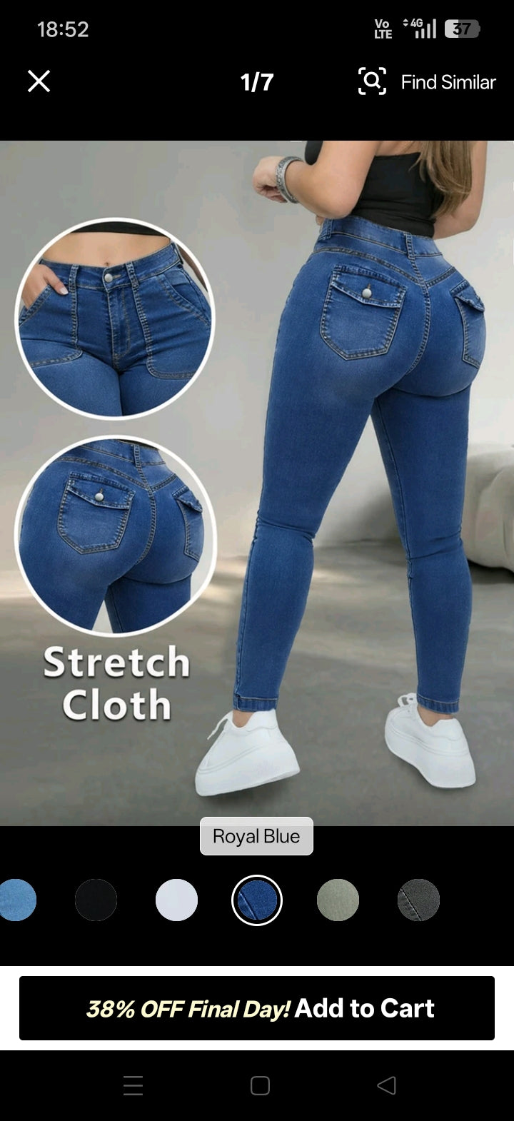 High-Waisted Skinny Jeans