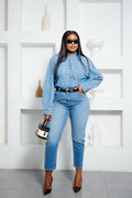 Classic Light Wash Mom Jeans