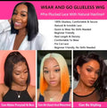 Hair pieces,no glue needed, bougie style