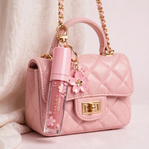 Bougie chain lipgloss keyring-viral bag charm